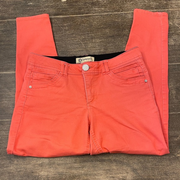 Democracy Jeans Pants Womens Size 8 Salmon Ab Technology Skinny - Picture 3 of 9